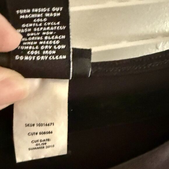 TORRID Black Bodycon Dress Faux Leather Trim Moto LBD Biker Punk Size 3x - Picture 6 of 6